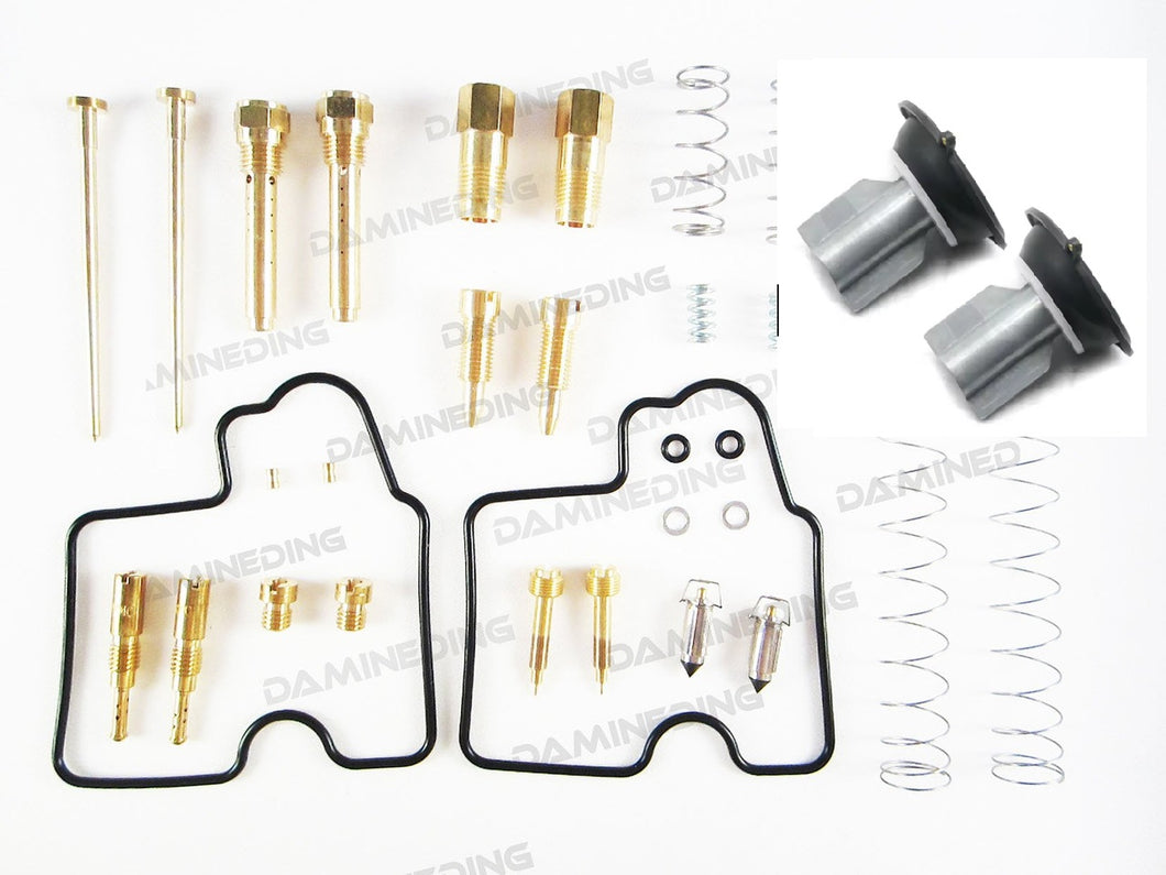 Kawasaki KVF650 Prairie CARBURETORS Rebuild Kit WITH SLIDES AND DIAPHRAGM