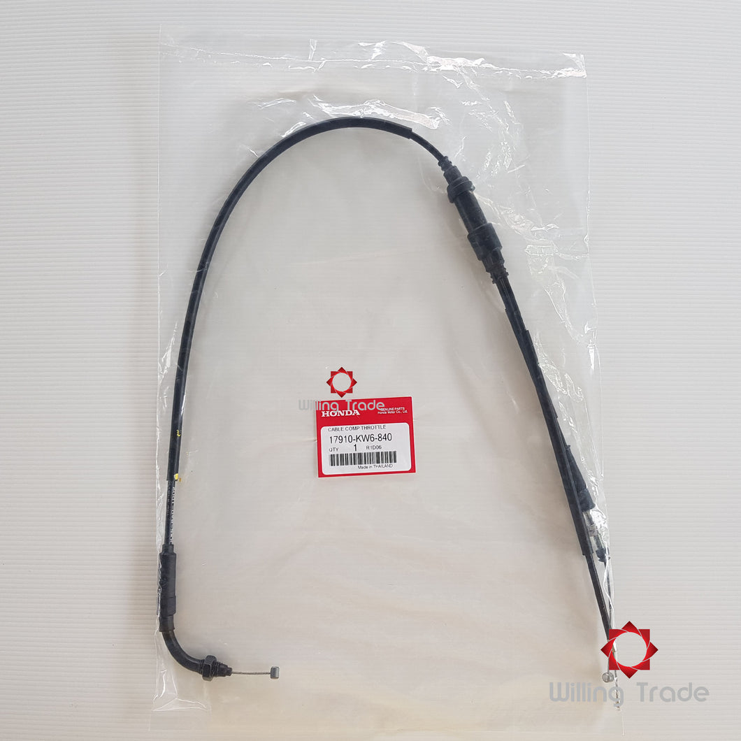 Throttle Cable, NSR150SP Part Number: 17910-KW6-840