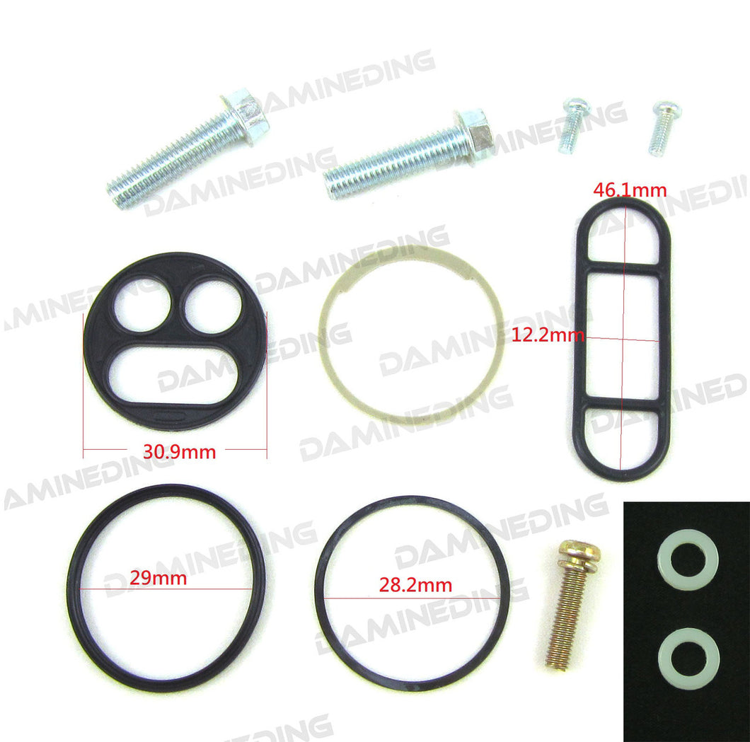 Fuel Petcock Repair Kit for Ninja ZZR600,05-08 ZX600, ZX9R 98-03,ZZR1200 02-05