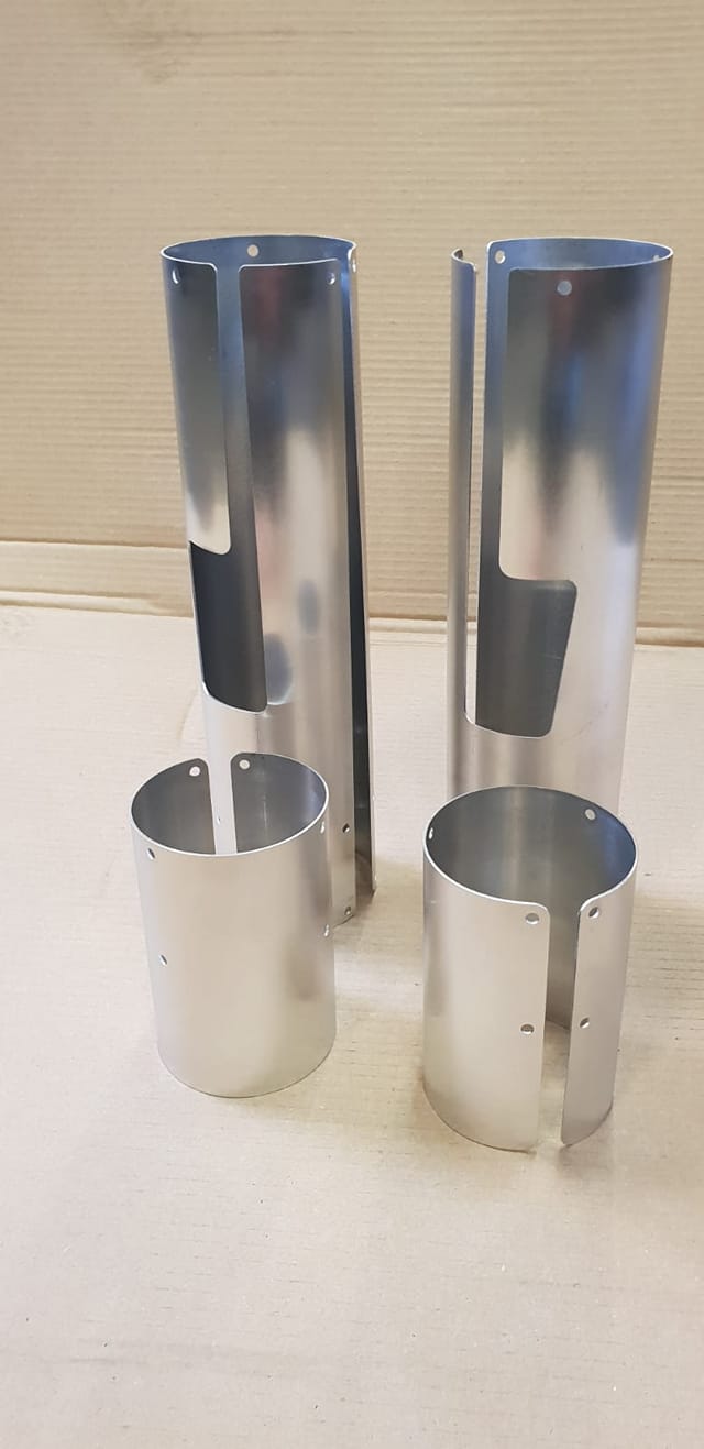 Suzuki RG400 RG500 Exhaust Muffler Covers Set with End Cans