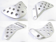 将图片加载到图库查看器，Kawasaki ZX-9R ZX900F Front Rider Passenger Footpeg Step Mount Bracket Plate Holder Set OEM
