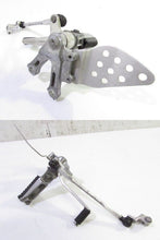将图片加载到图库查看器，Kawasaki ZX-9R ZX900F Front Rider Passenger Footpeg Step Mount Bracket Plate Holder Set OEM
