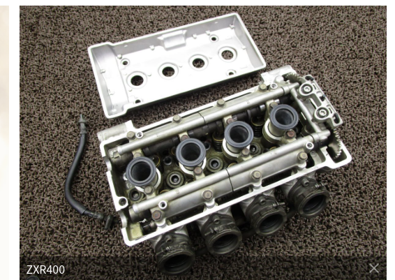 Kawasaki ZXR400 Cylinder Head Complete with Cams and Valves