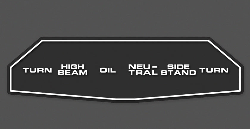 RG500 Gamma - Warning Light Cover Decal