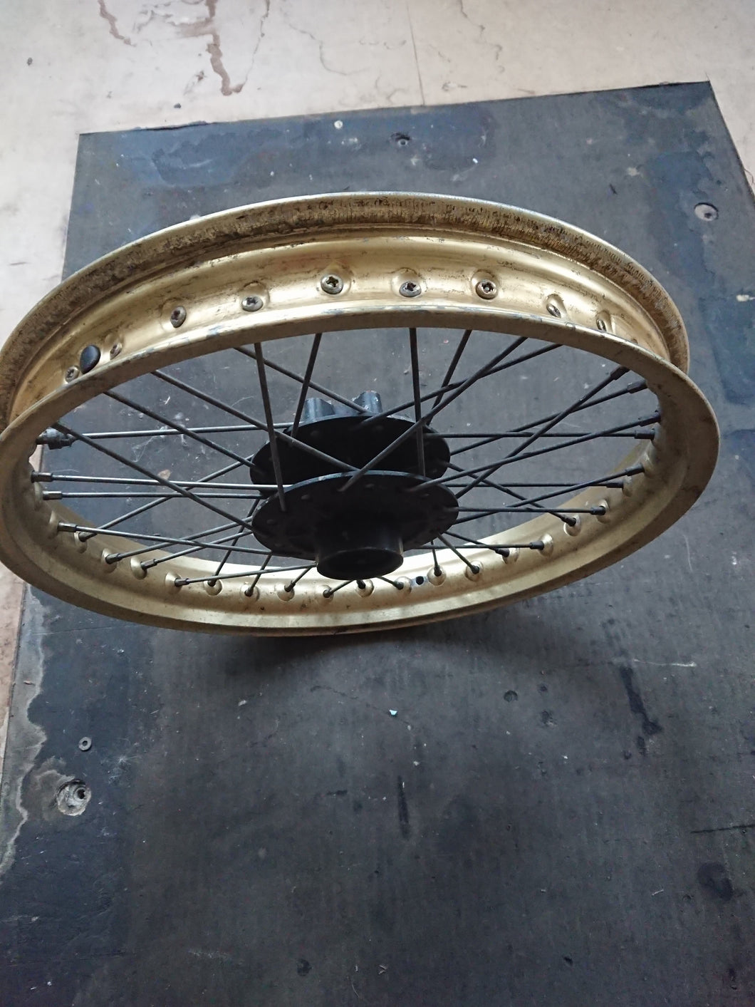Used Yamaha TDR250 Front Wheel Assembly