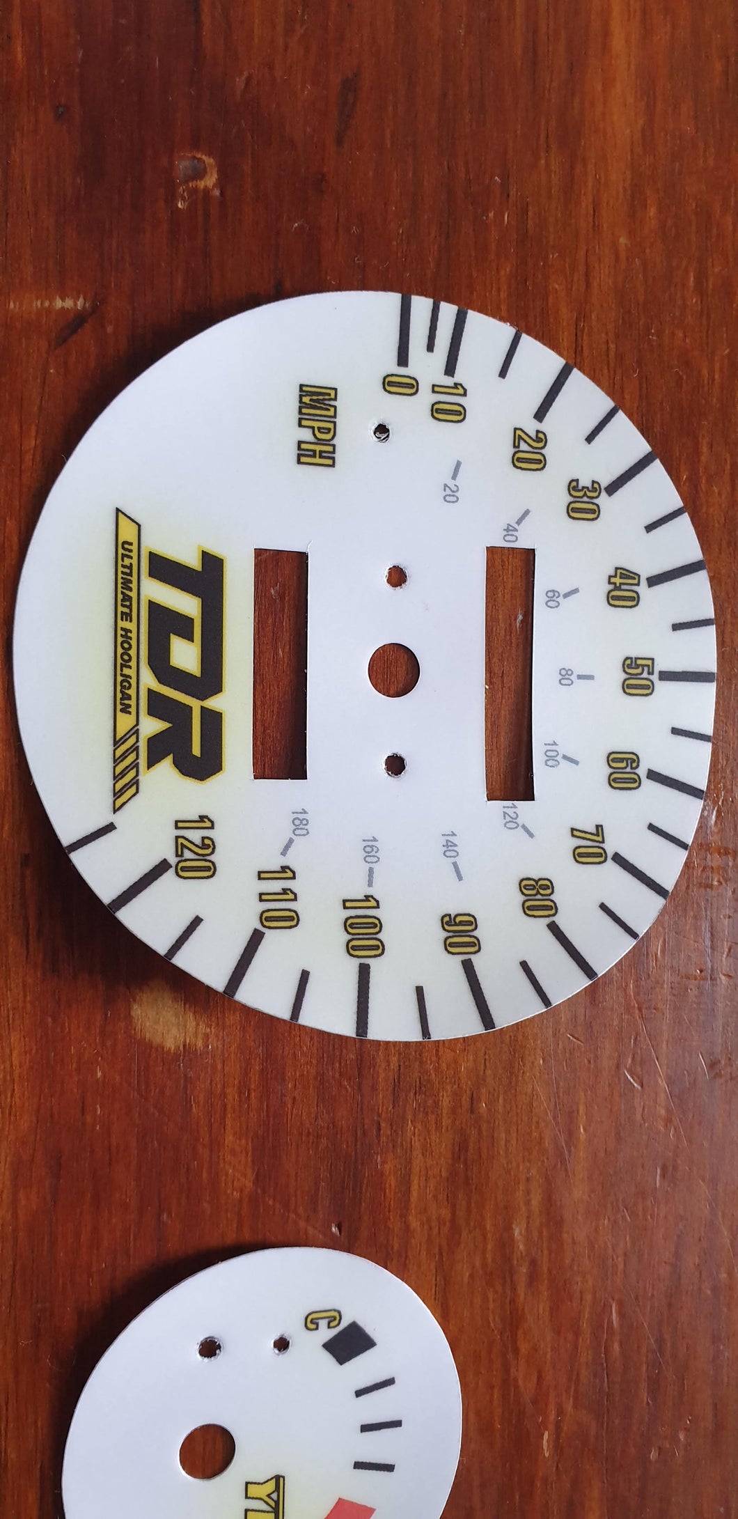 YAMAHA TDR250 SPEEDO TACHO REV COUNTER TEMP GAUGE 3-PIECE OVERLAY KIT